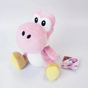 Super Mario ALL STAR COLLECTION Pink Yoshi S 8" Stuffed Toy Plush Doll Japan New